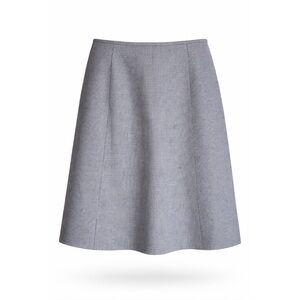 Vintage Pendleton wool micro houndstooth skirt | blue & cream | Modern size XS